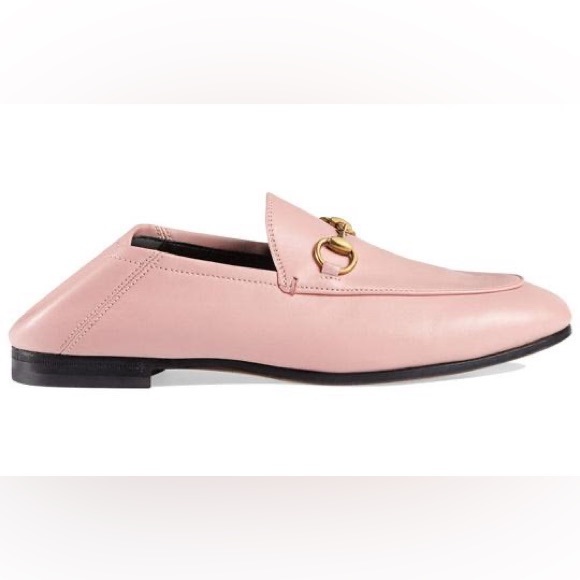 Gucci Brixton Horsebit in Perfect Pink 36.5 Leather Loafers Flats Shoes RARE - Picture 5 of 16